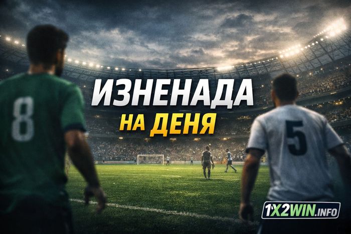 Изненада за деня &ndash; футболна прогноза с висок коефициент