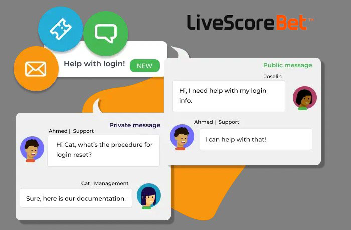 Livescorebet Чат на живо и връзка със съпорт