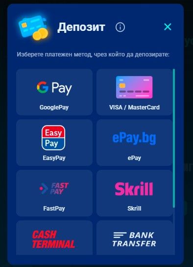 Palms Bet Депозит