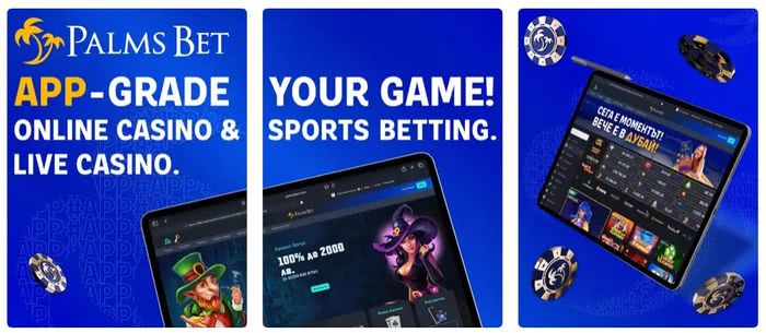 Palmsbet ТЕглене на мобилно приложение за ipad